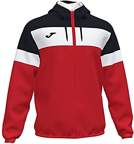 Joma Crew IV Regnrock Riddare, Män, Röd Svart Vit, L