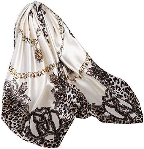 Ecroon dam sidenkänsla halsduk halsduk halsduk dam elegant sidenscarf business sidenscarf scarf bandana näsduk ansats handled huvuddukar