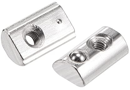 sourcing map 30Stk. M3 T-Nut Federmutter Alu Strangpressprofil 6mm Schlitz | Für 2020 Serie