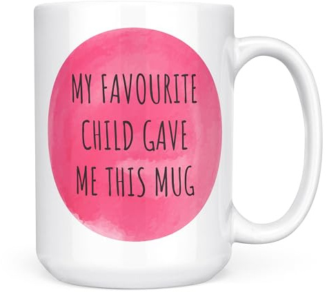 Mug Monster My Favourite Child Gave Me This Taza, regalo del día de la madre, regalo del día del padre Taza de café de cerámica, regalo para hombres o mujeres, taza extra grande y gigante