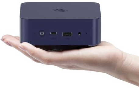 Beelink EQ Mini PC, Intel Wildcat Lake 304 (5C/5T, up to 4.3GHz) | 12GB LPDDR5 500GB UFS 3.1 Mini Computer Windows 11 Pro, 4K Triple Display, Dual Thunderbolt 4, 10Gbps LAN, WiFi6E, BT5.2,