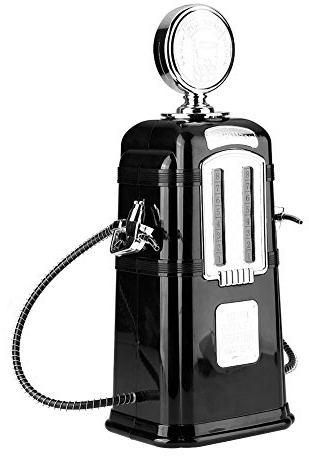 Mini öldispenser 1 000 cc pump sprit dispenser för hem sprit öl vin läsk läsk dryck dryck pump bensstation dispenser maskin bar verktyg (svart) bartillbehör
