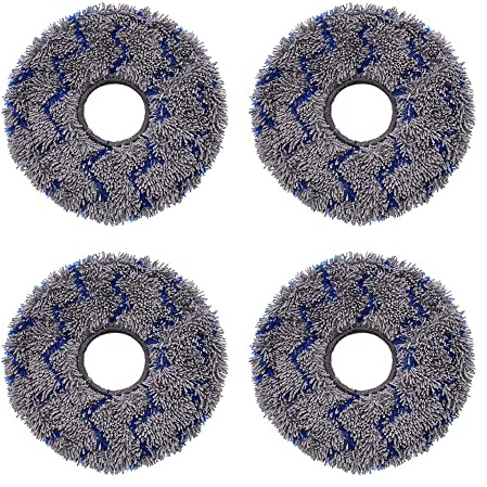 Neutop Replacement mopping Pad for Ecovacs Deebot X1/X2/T20 Robot Vacuum | 4-Pack mopping pads，for ecovacs T10//T30/N30 Omni, Microfiber Mop Cloths