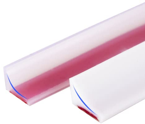 100CM Blanc Barriere De Douche Silicone,Seuil Douche Barrage d'eau Autocollante,Barre Anti Débordement Douche Italienne, Joint Barrière Porte Douche Pliable et Système De Rétention Étanchéité