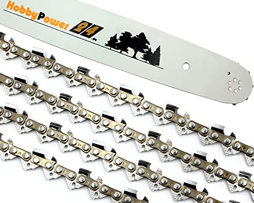 4x Kette+ Schwert Halbmeißel für Stihl MS 261 45 cm 325 74 TG 1,6 mm Sägekette