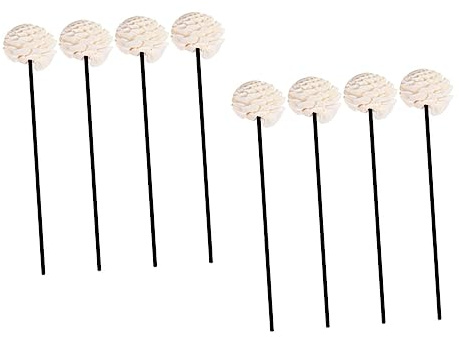 SEWOART 8piezas Varillas Difusoras De Aromaterapia Reemplazables De Flores De Ratán Para Ambientador De Hogar Palitos Aromáticos