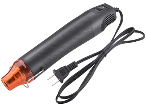 Mini Heat Gun 300W Portable Handheld Heat Gun Dual-Temperature 392℉ & 662℉ Hot Air Gun for Removing Epoxy Cup Painting Resin Air Bubbles, Drying Crafts & Shrink Wrap Paint