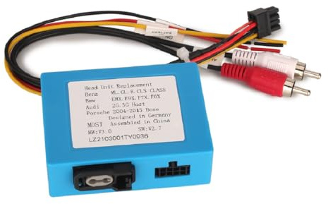 PC001 Most LWL-Verstärker Harman Kardon/Bose Audiosystem Glasfaser Fiber-Optic Decoder Box Für Mercedes Benz ML/GL/R/CLS/SLK Klasse und 911 Boxster Cayman