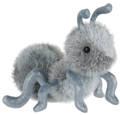 Apricot Lamb Ameise plüsch Insekt Plüschtiere für Kinder, weiche niedliche Kuscheltier für Baby Mädchen und Jungen, Flauschige Ameise Blau 20 cm