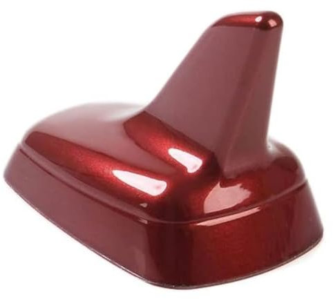 WSXQAZ Antena Coche para Skoda Octavia Fabia Rapid Yeti Superb Octavia A 5 A 7 2, Antena Aleta Tiburon Coche Amplificador Señal Impermeable Accesorios Coche,Dark Red