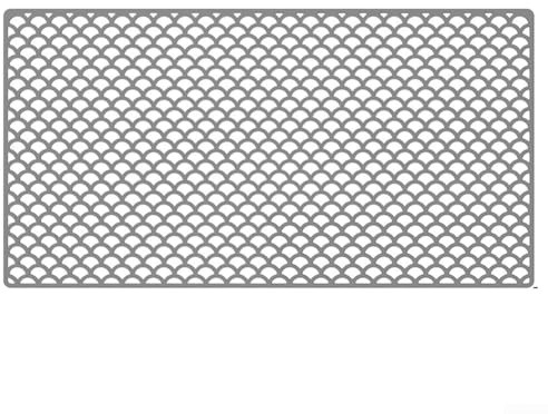 ComfyHarbor Tappetino in silicone per lavello, 70 x 40 cm, resistente al calore, antiscivolo, protegge piatti e lavelli, multifunzionale, per cucina, per lavello in acciaio inox (nero/grigio/bianco)