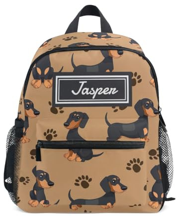 CHIFIGNO Personalisierter Rucksack mit Namen, personalisierter Kinderrucksack für Jungen und Mädchen, individuelle Vorschulkindergarten-Rucksäcke