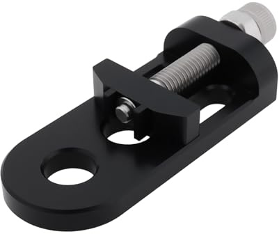YINETTECH Tensor de cadena de bicicleta compatible con bicicletas de montaña BMX, ajustador de tensión de cadena de bicicleta (negro)