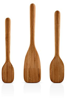 Eva Solo | Nordic Kitchen Lot de 3 ustensiles de Cuisine en Bambou | Trois ustensiles indispensables pour Cuisiner et Servir | Bambou