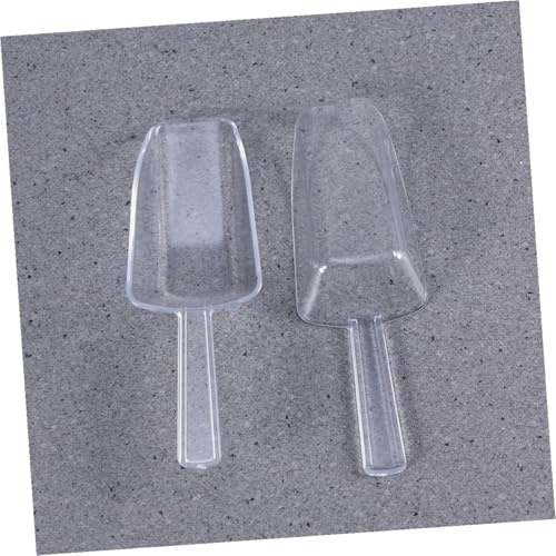 Toyvian 10 pièces Lot de Cuillères Mesureuses Plastique Miniatures Pelle à Glace Compacte Multi-usage pour Cuisine Pâtisserie Buffet et Usage Domestique