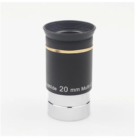 Telescope Accessories 66 Degrees Field Of Vision Ultra Wide 6mm 15mm 20mm Telescope Eyepiece Wide Angle Astronomical Telescopes Ocular(20mm)