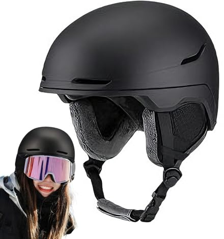 Paodduk Snowboard Helmet Men,Adjustable Washable Protection Safety Gear Hat - Biking Helmet,for Men Snowboard Football Skating Racing Winter Adults Women