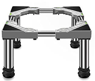 AYCDL Refrigerator Washing Machine Base Stand Height 5.9in Adjustable Fridge stand base Dishwasher Durable Bracket Anti-vibration Mat for Filing cabinet Wine Cooler,B-4 legs