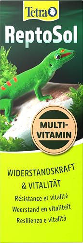 Tetra ReptoSol - flüssiges Multivitaminpräparat für alle Reptilien, Nahrungsergänzung für mehr Widerstandskraft, 50 ml Flasche