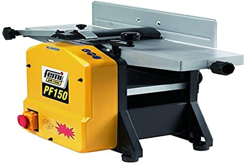 FEMI JOB LINE FM-PF150 - Pialla Spessore 1250W - Tavolo in Alluminio - Avanzamento Automatico - Regolazione Millimetrica - Sicurezza Anti-Avviamento - Guida Inclinabile 90°-135°