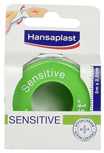 Hansaplast Fixierpflaster Sensitive, 5 m x 2.5 cm, 1 Stück