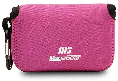 MegaGear MG792 Custodia in Neoprene compatibilie con Nikon Coolpix W150, W100, S33 - Rosa