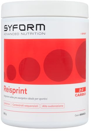 Syform Reisprint Integratore Energia Sali Minerali per Sport 500g Arancia