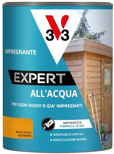 V33 barniz al agua Expert 0,75 lt – Nogal Claro