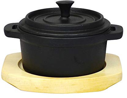 Mini Cocotte, 1,9 Tassen, emailliertes Gusseisen (schwarz)