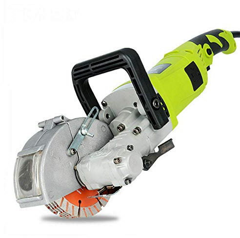 4000W Wall Chaser Electric Slitting Machine Wall milling Machine +5 x 125mm Saw Blade (7500r / min, Cutting Depth: 33mm)