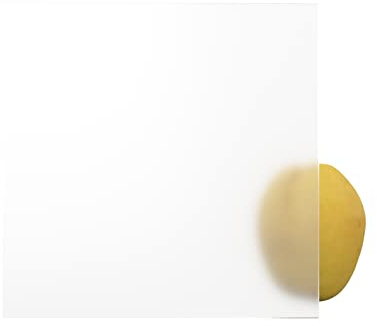 DEGLAS/POLYCASA klar satiniert Acrylglas Lichtdurchlässigkeit 92% (3 mm, 600 x 400 mm) - nach Maß/Wunschmaß möglich