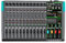Depusheng PA12 Professional Audio Mixer Soundboard Konsole Schreibtisch Systemschnittstelle 12 Kanal Digital USB Bluetooth MP3 Computereingang 48V Phantomspeisung Eingebauter 99 Reverb Effekt, Schwarz