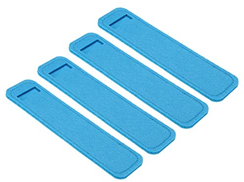 PATIKIL 4Pack Filzstift Etui Stifteetui Kugelschreiber-Etui Himmel Blau