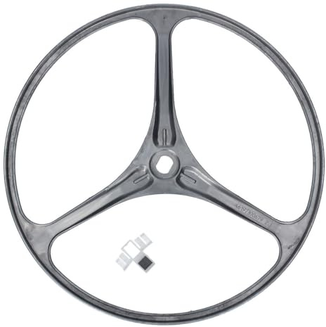 easyPART passend für Bauknecht 481252888111 Riemenscheibe Whirlpool mit | Halter für Keilrippenriemen Waschmaschine Toplader, 00743659, 483438, 876370058, 3838942027192, Indesit Aris