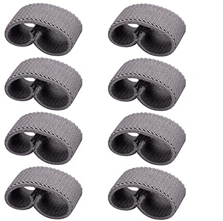 DONGKER Elastische Gürtelschlaufe, 8 Stück Gürtelhalter für Dienstgürtel, Taktische Gürtelschlaufen Halter Band für 1,5 Breite Gürtel/Riemen