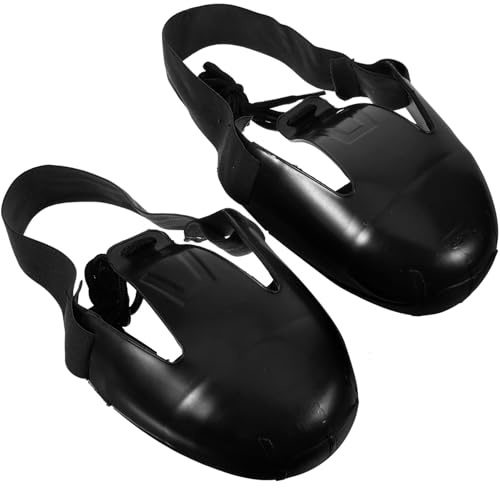 Angoily 1 par de Fundas para Zapatos de Visita, Puntera de Acero, protección antigolpes, Antideslizantes, con Puntera de Acero, Fundas Protectoras para Zapatos