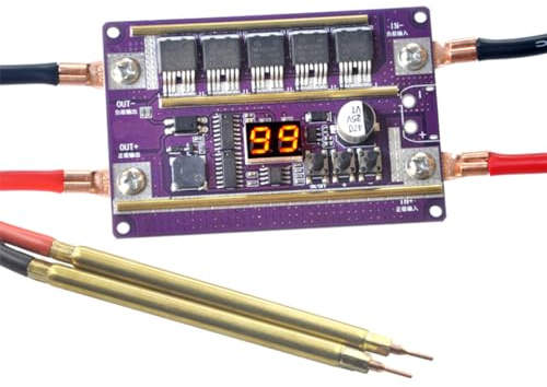 12V Mini Punktschweißgerät DIY Set 99 Gang Schalttafel Steuerplatine Lithiumbatterie Schweißgerät Löten ohne Abdeckung