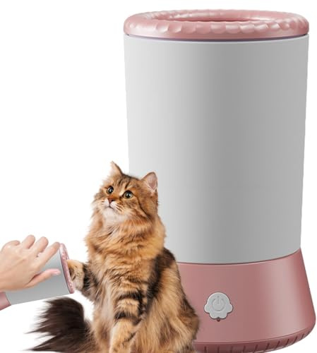 Lavatrice portatile per zampe di cane, per la pulizia dei piedi degli animali domestici ricaricabile via USB | Pulitore per la cura degli artigli di cani e gatti di piccola taglia media e grande