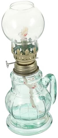 Ciieeo Elegante Retro Petroleumlampe Öllampe Für Zuhause Vintage Stil Glaskonstruktion Petroleum