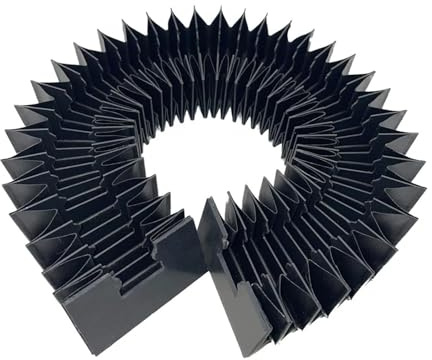 DAISHUJIE Staubschutzabdeckung HGR Schienen-Staubschutz, 15 mm, 20 mm, 25 mm, 30 mm, Linearführungsschienen, Faltenbalg, staubdichte Abdeckungen for CNC(for HGR15,500mm)