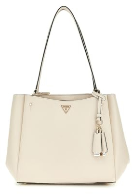 GUESS Talent Multi Comp Tote Cream White