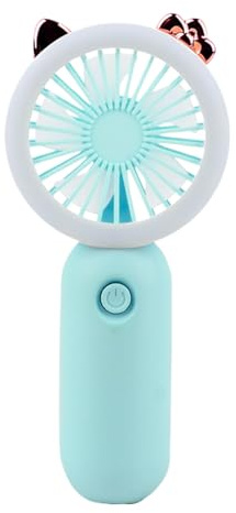 Portátil portátil portátil, ventilador portátil portátil - Ventilador de refrigeración portátil Wit Light | Configuración de 3 velocidades Gadget portátil USB recargable LED LED