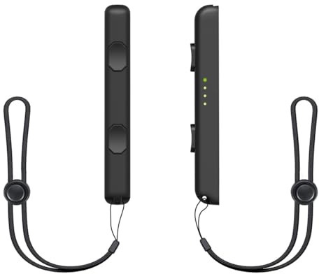 2 accessoires swi-itch pour Swi-itch O-L-E-D, dragonne swi-itch noir pour le confort et la précision et une meilleure expérience de jeu.