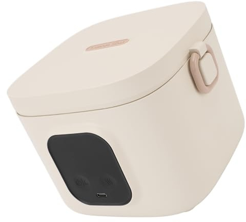 Miskall Lonchera con calefacción, electricidad, autocalentamiento, almuerzo recargable, temporizador y mantenimiento caluroso y recargable de la lonteo de autocalación para trabajar, casa