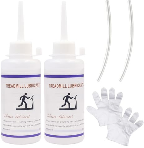 Laufband Öl 180ml,Einfach Aufzutragendes,für Laufband und Sportgeräte | ür Zahnräder, Scharniere & Seilzüge,bildet eine widerstandsfähige Schutzschicht,20 cm lange Tuben x2 + 50Handschuhe