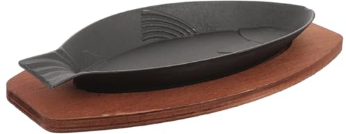 TOYANDONA Sartén Para Pescado Forma De Pez Sartén Antiadherente Práctica Para Asar Parrilla Bandeja Para Barbacoa Reutilizable Hogar y Restaurantes