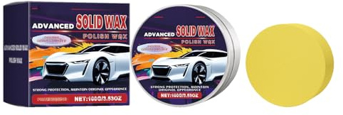 para Automóvil | Crema De Protección De Larga Duración 100 Gramos,Con Esponja Para En Pasta Automotriz,Para Rayaduras Externas, Neumáticos, Detallado, Pintura Y