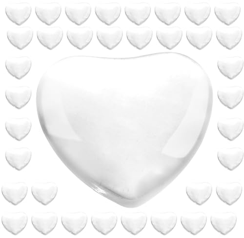 UKCOCO Nuancier Ongles Perles 30 Pièces Transparent Verre Présentoir Manucure Professionnel Salon Nail Art Cœur