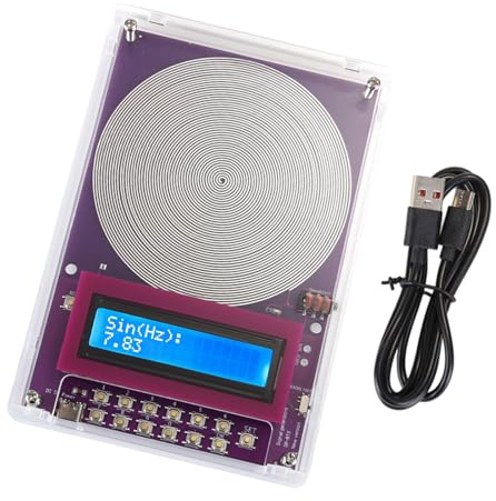 SHOOYIO Generatore di frequenza regolabile 7.83Hz Generatore Caratterizzato Migliora Stabilità e Alimentazione USB Generatore di Frequenza Programmabile