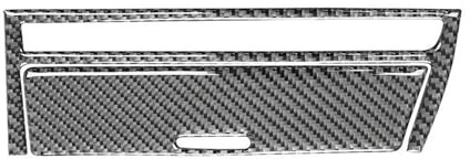 Interieurleisten Für 3er E46 1999-2004 Zubehör Innenraum Auto Getriebe Schalthebel Zigarettenanzünder Panel Verkleidung Abdeckung Aufkleber Innenausstattung Streifen(Black RHD)